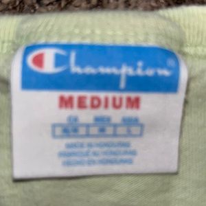 Champion crop top light green